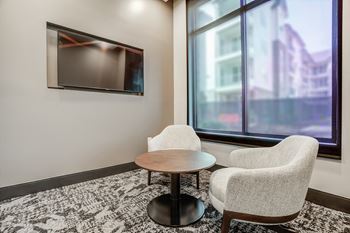 Co-working lounge with private rooms & conference room